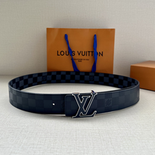 Load image into Gallery viewer, LV Damier Double Blue Canvas