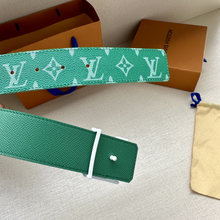 Load image into Gallery viewer, LV Green Monogram Canvas