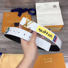 Load image into Gallery viewer, Louis Vuitton LV Initiales Belt Monogram Logo Story White - Müllner´s