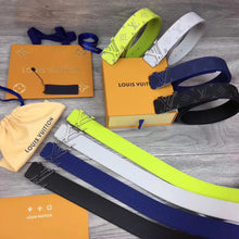 Load image into Gallery viewer, Framed LV Logo Reversible Black-Blue-White-Yellow - Müllner´s