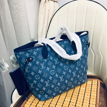 Load image into Gallery viewer, LV Denim Monogram Neverfull