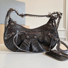 Load image into Gallery viewer, BB Le Cagole Small Crocodile Embossed Shoulder Bag