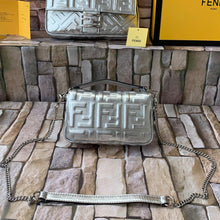 Load image into Gallery viewer, FF Small Nappa Leather Baguette