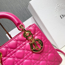 Load image into Gallery viewer, Medium Lady D Bag Golden Charms