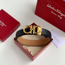 Cargar imagen en el visor de la galería, Gancini Buckle Slim Belt 35 Reversible - Müllner´s