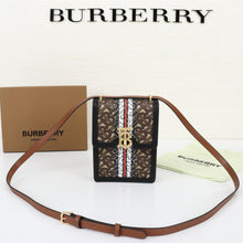 Load image into Gallery viewer, BB Monogram Stripe E-canvas Robin Bag - Müllner´s