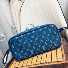 Load image into Gallery viewer, LV Denim Monogram Neverfull