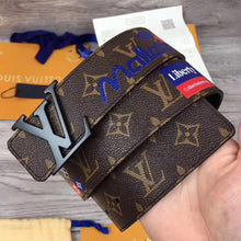 Load image into Gallery viewer, Louis Vuitton LV Initiales Belt Monogram Logo Story Brown - Müllner´s