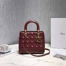 Load image into Gallery viewer, Medium Lady D Bag Golden Charms