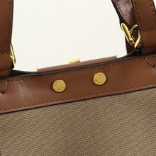 Load image into Gallery viewer, F Canvas Peekaboo X-Tote