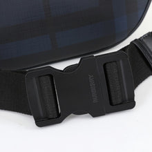 Load image into Gallery viewer, BB Medium London Check and Leather Bum Bag - Müllner´s