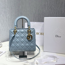 Load image into Gallery viewer, Medium Lady D Bag Golden Charms