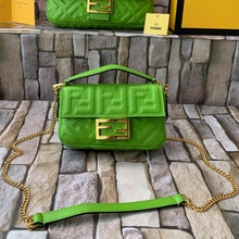 Load image into Gallery viewer, FF Small Nappa Leather Baguette