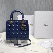 Load image into Gallery viewer, Medium Lady D Bag Golden Charms