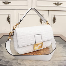 Load image into Gallery viewer, FF Large Nappa Leather Baguette