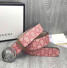 Load image into Gallery viewer, GG Classic Buckle in Monogram Leather Red - Müllner´s