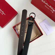 Load image into Gallery viewer, Gancini Buckle Slim Belt 35 Reversible Black - Müllner´s