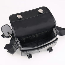 Load image into Gallery viewer, Re-Nylon and Saffiano small strapped shoulder bag