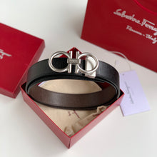Cargar imagen en el visor de la galería, Gancini Buckle Slim Belt 35 Reversible - Müllner´s
