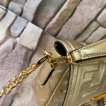 Load image into Gallery viewer, FF Small Nappa Leather Baguette