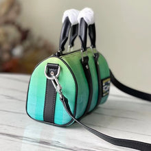 Load image into Gallery viewer, LV Keepall Gradient Green Xs