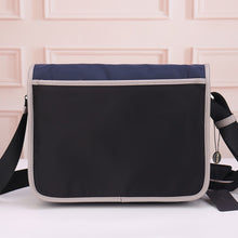 Load image into Gallery viewer, Re-Nylon and Saffiano large strapped shoulder bag