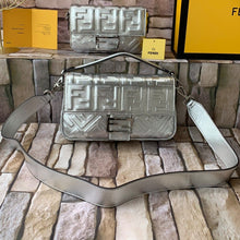 Load image into Gallery viewer, FF Medium Nappa Leather Baguette