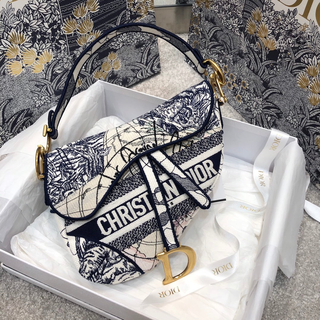 Dior around the world saddle bag sale