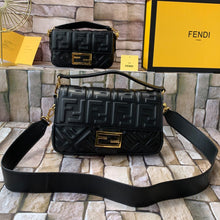 Load image into Gallery viewer, FF Medium Nappa Leather Baguette