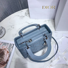 Load image into Gallery viewer, Medium Lady D Bag Silver Charms