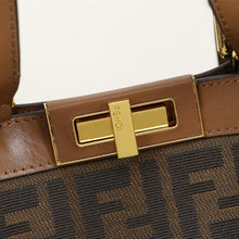 Load image into Gallery viewer, F Canvas Peekaboo X-Tote