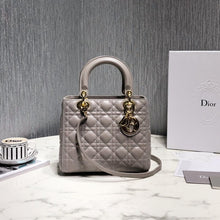 Load image into Gallery viewer, Medium Lady D Bag Golden Charms