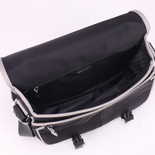 Load image into Gallery viewer, Re-Nylon and Saffiano large strapped shoulder bag