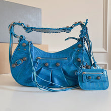 Load image into Gallery viewer, BB Le Cagole Small Crocodile Embossed Shoulder Bag