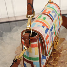 Load image into Gallery viewer, FF Color Edition Jacquard Baguette Bag