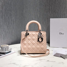 Load image into Gallery viewer, Medium Lady D Bag Silver Charms