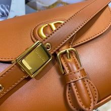Load image into Gallery viewer, Medium CD Dark Tan Bobby Bag