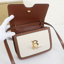 Load image into Gallery viewer, BB Small Two-tone Canvas and Leather TB Bag - Müllner´s