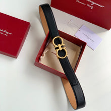 Cargar imagen en el visor de la galería, Gancini Buckle Slim Belt 35 Reversible - Müllner´s