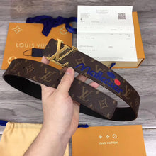 Load image into Gallery viewer, Louis Vuitton LV Initiales Belt Monogram Logo Story Brown - Müllner´s