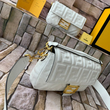 Load image into Gallery viewer, FF Medium Nappa Leather Baguette