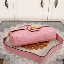 Load image into Gallery viewer, FF Large Nappa Leather Baguette