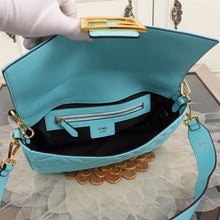 Load image into Gallery viewer, FF Large Nappa Leather Baguette