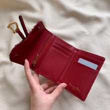 Load image into Gallery viewer, D Saddle Lotus Oblique Jacquard Red - Müllner´s