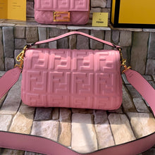 Load image into Gallery viewer, FF Medium Nappa Leather Baguette