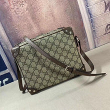 Load image into Gallery viewer, GG shoulder bag with leather details - Müllner´s