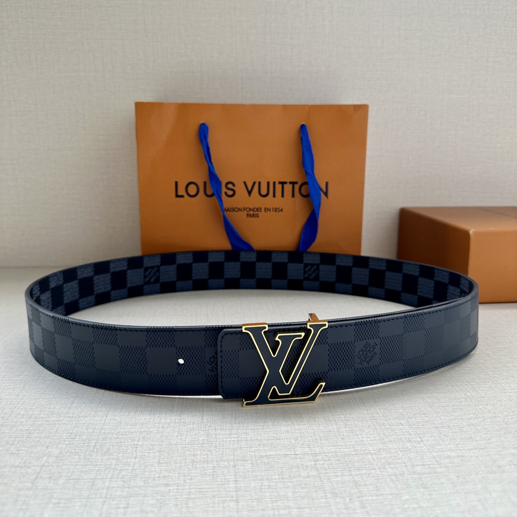 LV Damier Double Blue Canvas