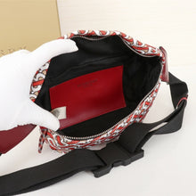 Load image into Gallery viewer, BB Limited Monogram Print Medium Vermillion Bum Bag - Müllner´s
