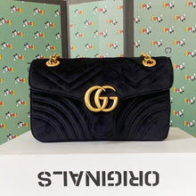 Load image into Gallery viewer, GG Suede Marmont small shoulder bag - Müllner´s
