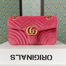 Load image into Gallery viewer, GG Suede Marmont small shoulder bag - Müllner´s
